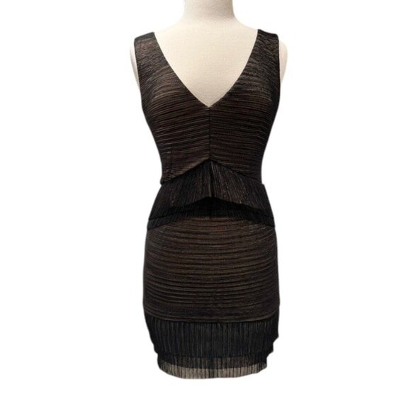 BCBGMaxAzria Y2K Vintage Black Cocktail Dress NWT - Picture 4 of 16